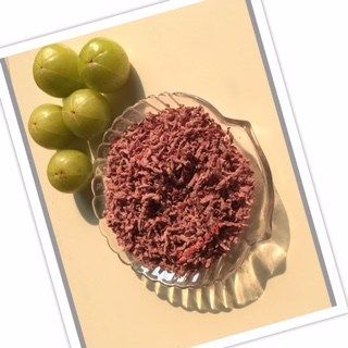 Amla beetroot flakes - 200gm (hair and skin)