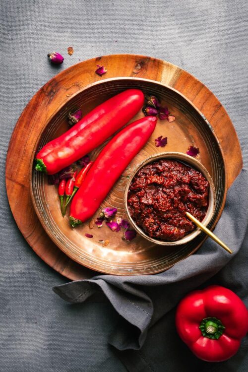 Red chilli with filled masala pickle - 300gm
