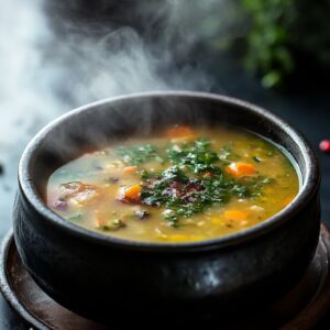 Morniga lentil soup - best dinner option - 5 cups