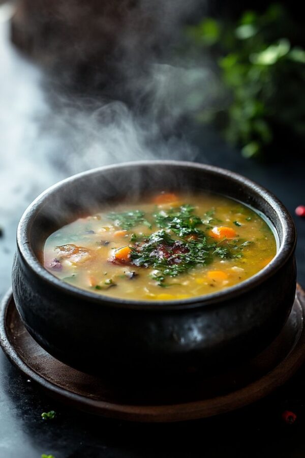 Morniga lentil soup - best dinner option - 5 cups